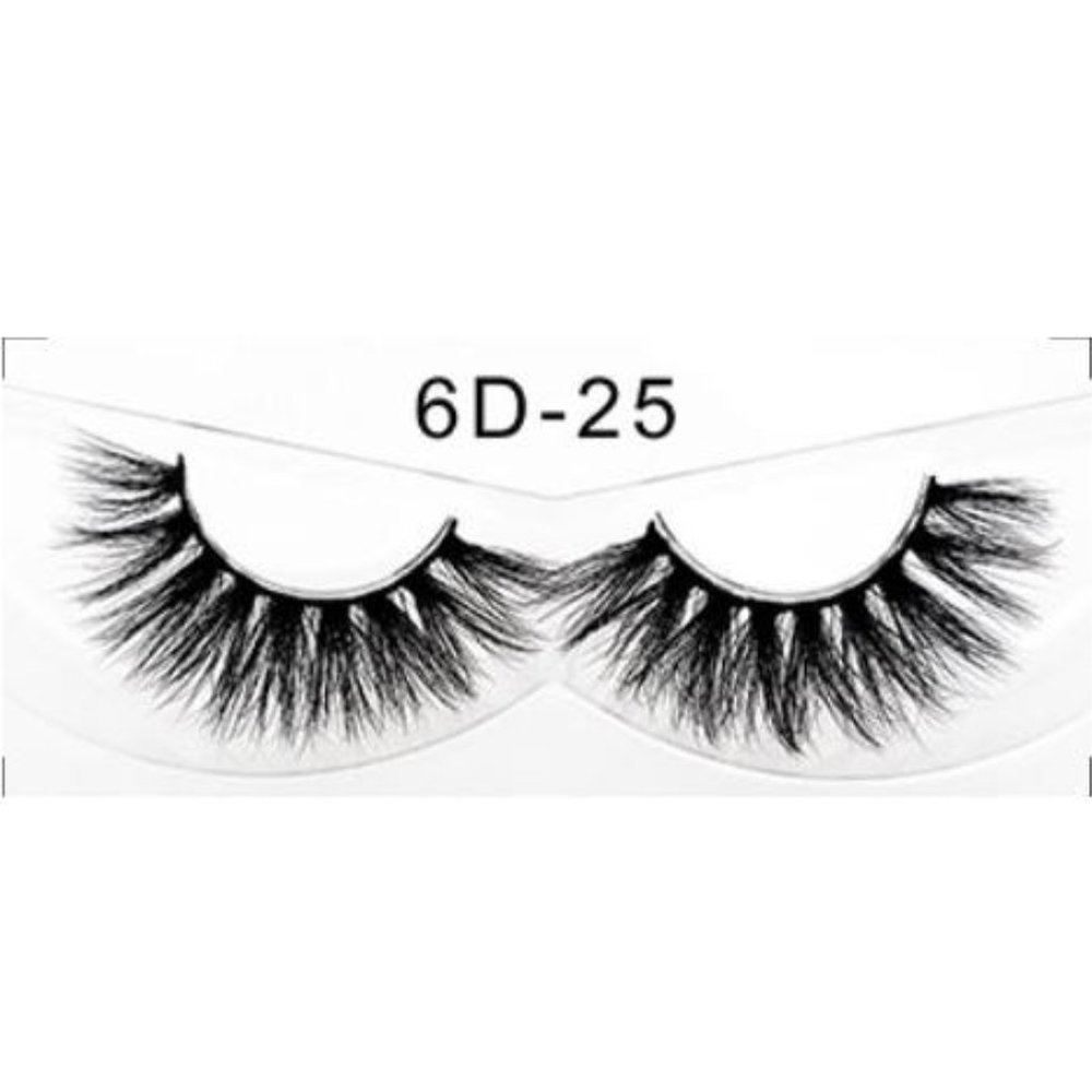 2 PAIRS! Handmade 100% Real Mink 3D Eyelashes (25)